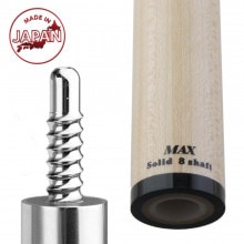 アダム Solid 8 Maxシャフト 14山 黒無地｜ビリヤード 通販 キュー