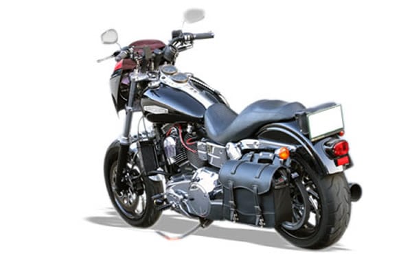 バイク [欠品時納期1週間]キジマ サドルバッグガード ブラック 左側