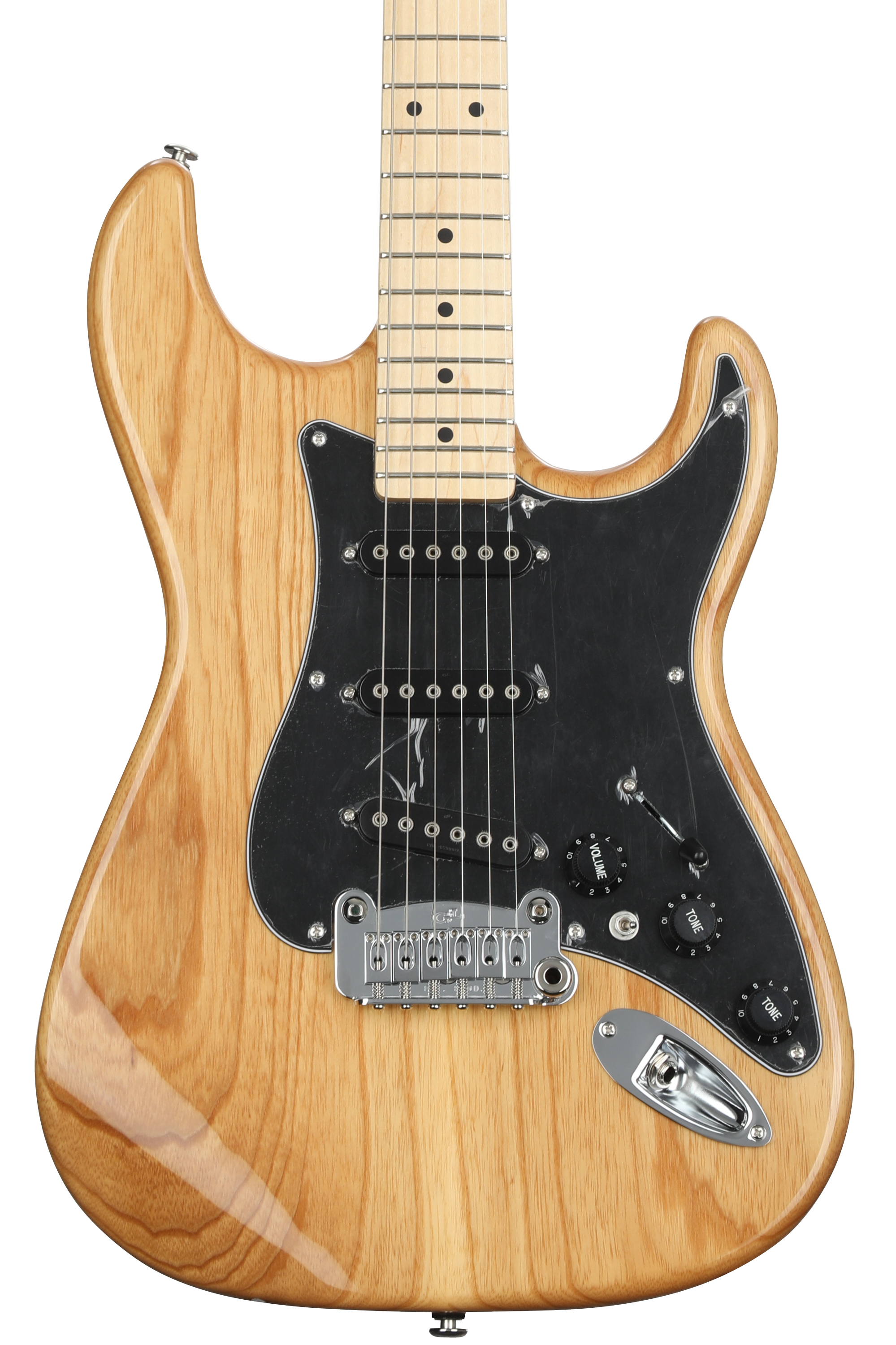 G&L Fullerton Deluxe S-500 Electric Guitar - Vintage Natural