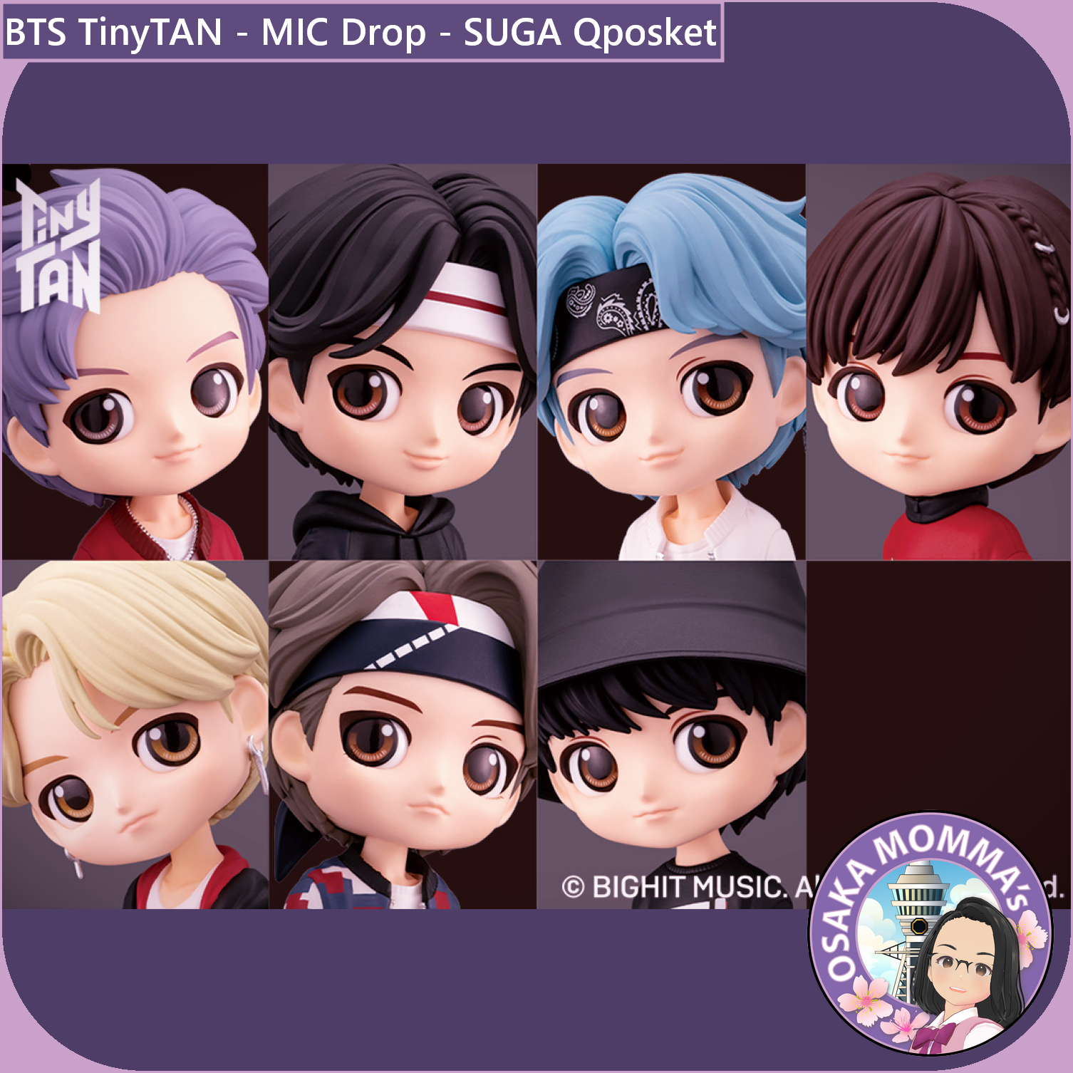 TinyTAN (MIC Drop) SUGA Qposket – Osaka Momma's Japanese Goods