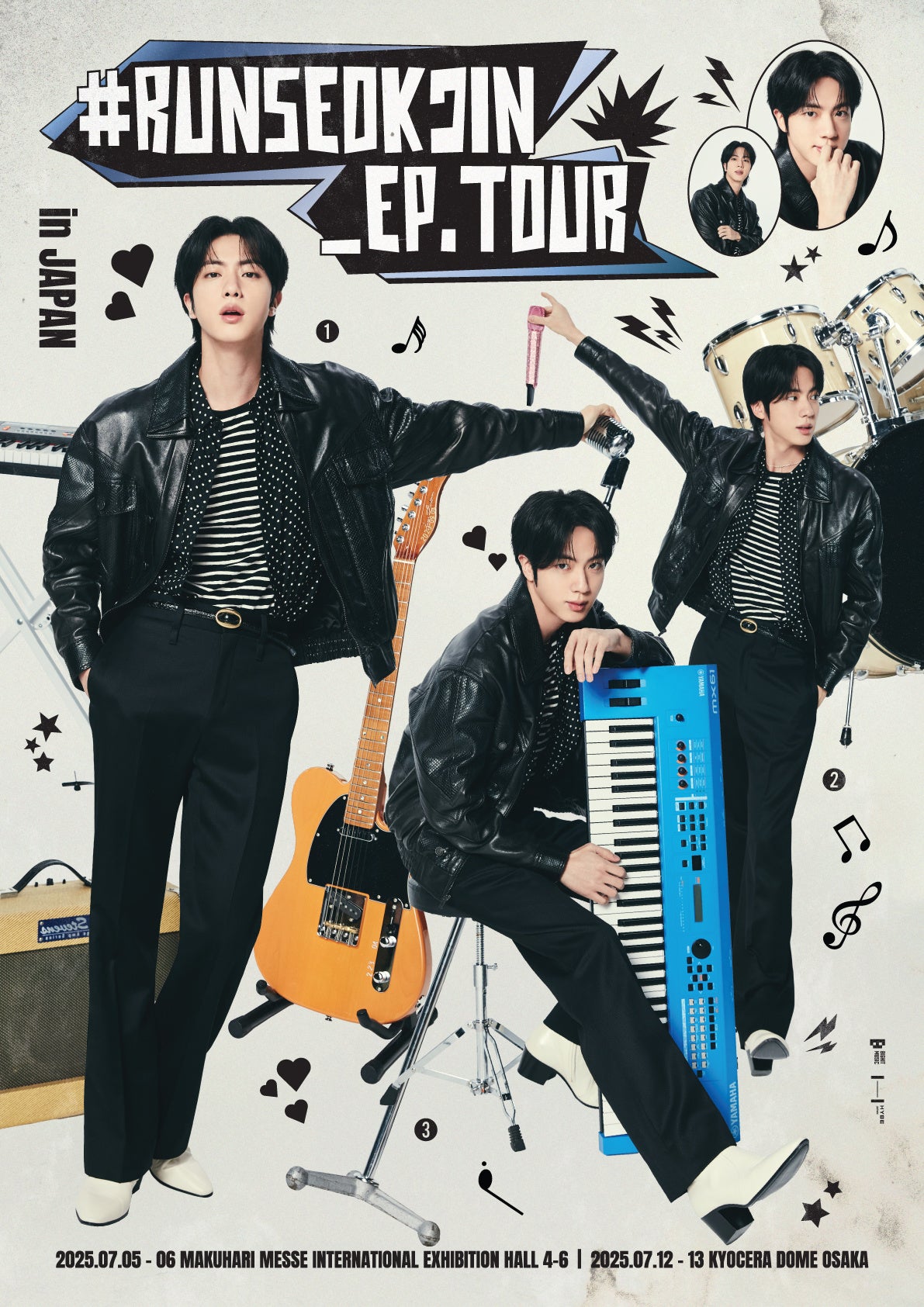 JIN、待望の来日公演『#RUNSEOKJIN_EP.TOUR in JAPAN』詳細決定