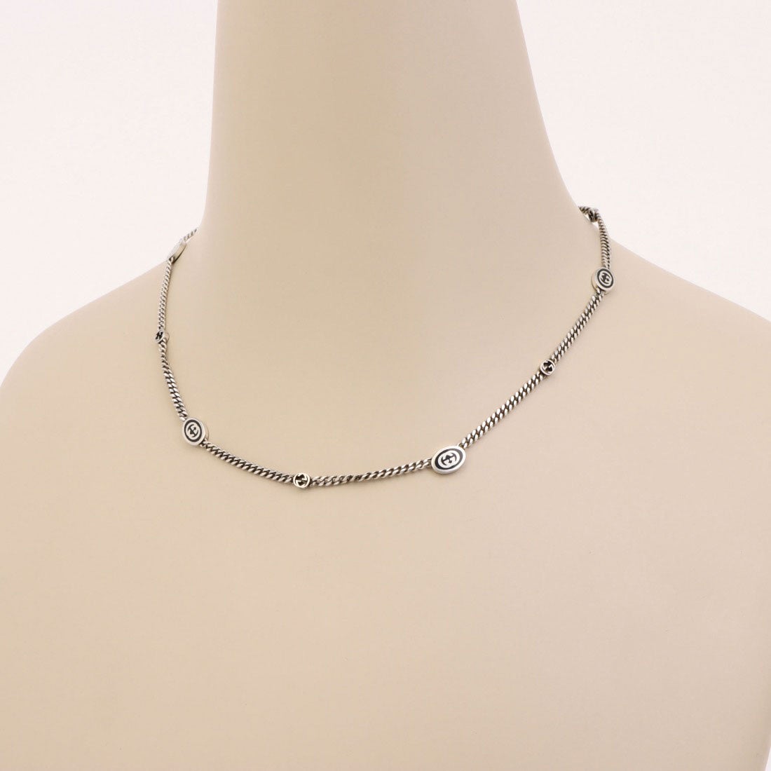 グッチ GUCCI 678658-J8410 ネックレス インターロッキングG メンズ