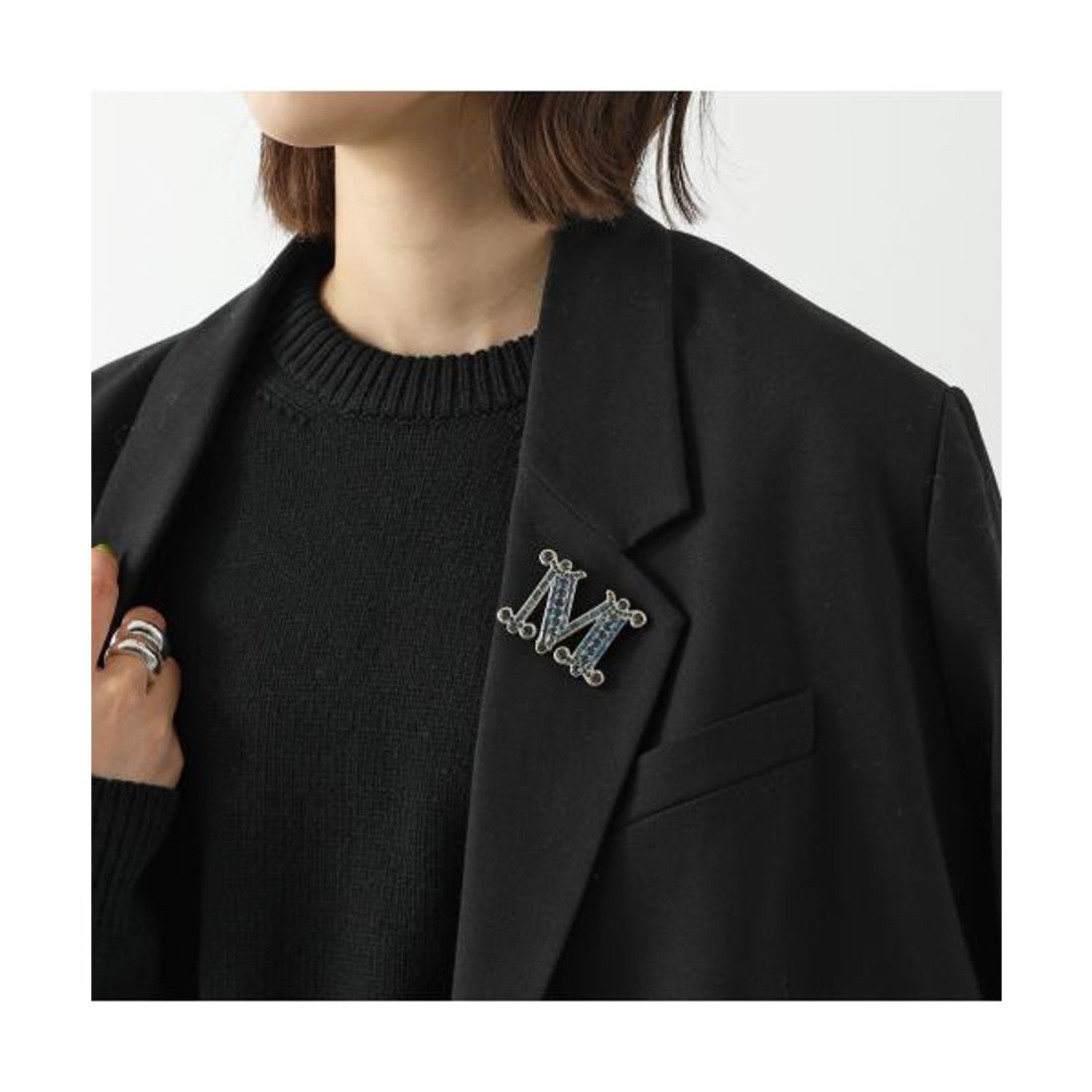 マックスマーラ Max Mara MAX MARA ブローチ BATH2 MBROOCH クリスタル