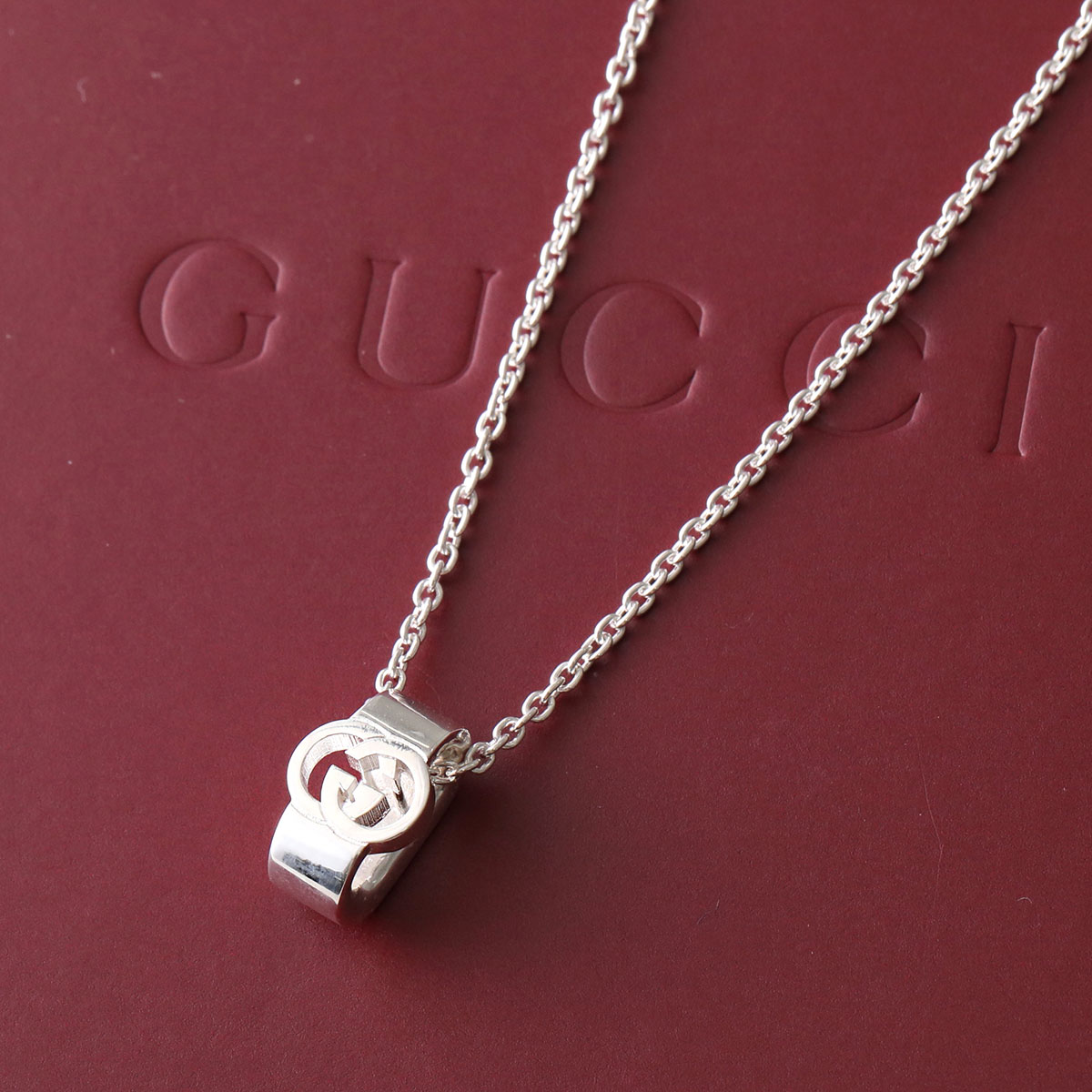 GUCCI（グッチ） ネックレス INTERLOCKING インターロッキング 818927