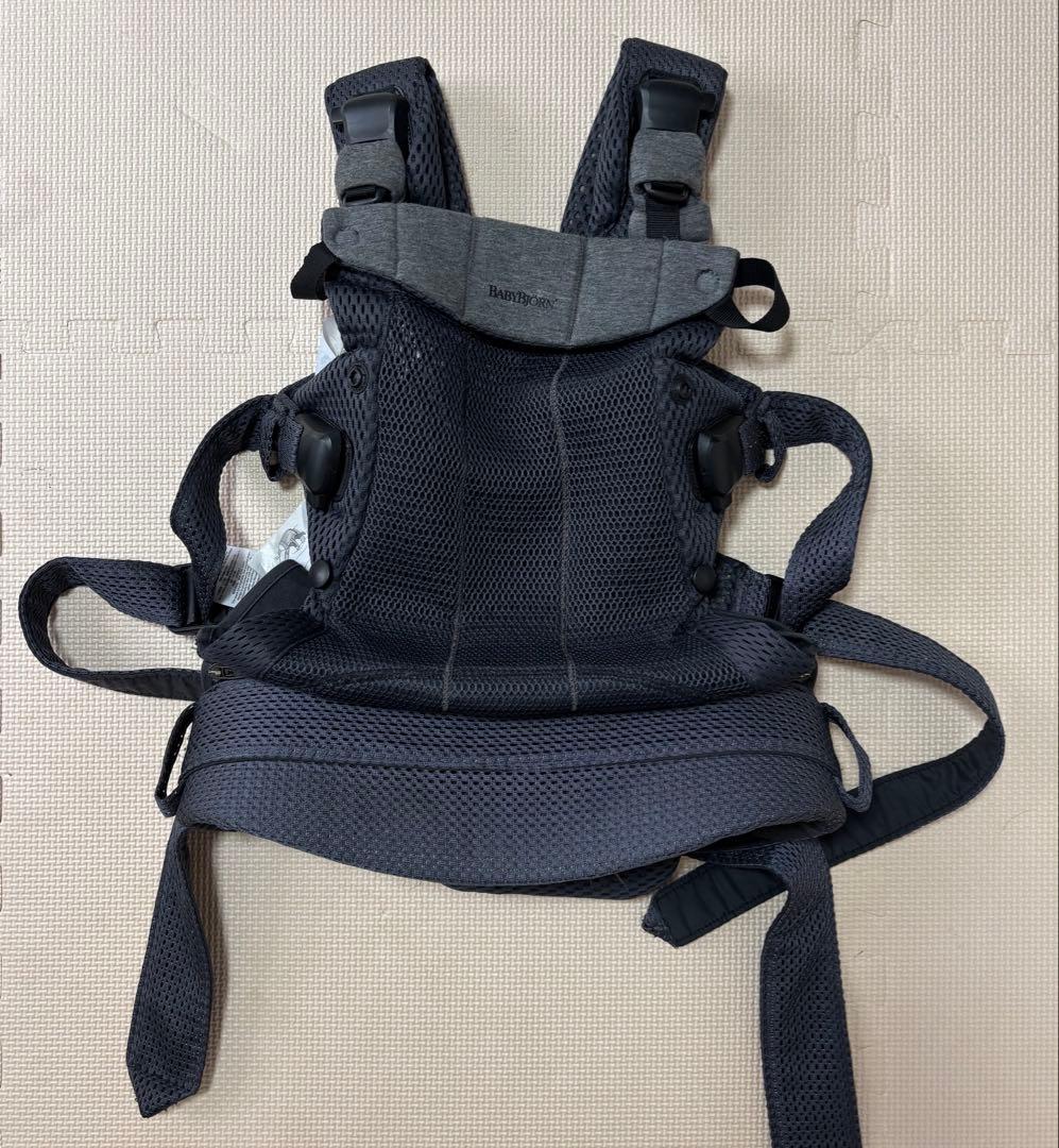 ベビービョルン 抱っこ紐 ハーモニー アンスラサイト 説明書付き