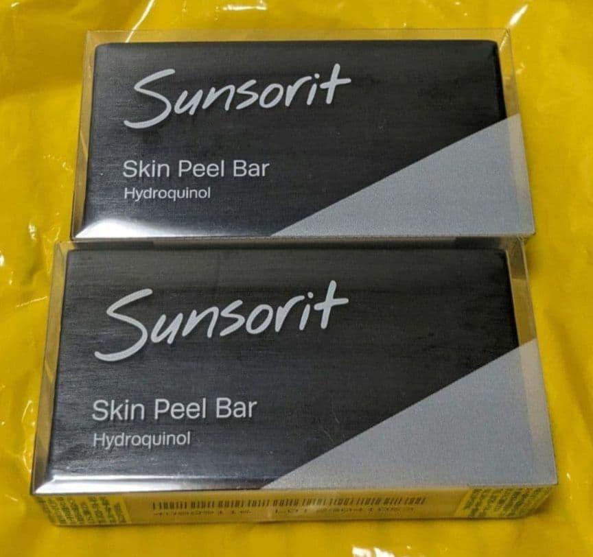 サンソリット　sunsoritスキンピールバー　黒　ハイドロキノール　2こ