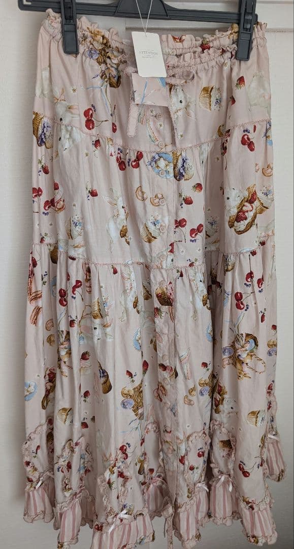 美品　ピンクハウス　スプリングバニー　スカート　うさぎ　ピンク