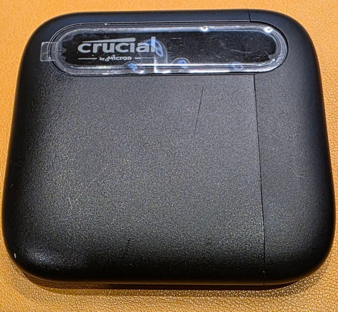 専用ケース付 4TB Crucial X6 ポータブルSSD PS5/Mac対応