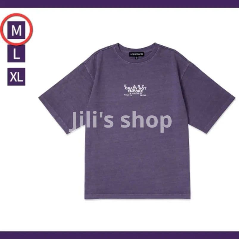 ルセラフィム ソウルコン Tour Routing T-shirt Tシャツ M LE SSERAFIM ソウルコン Tシャツ Mサイズ ENCORE｜Yahoo!フリマ（旧