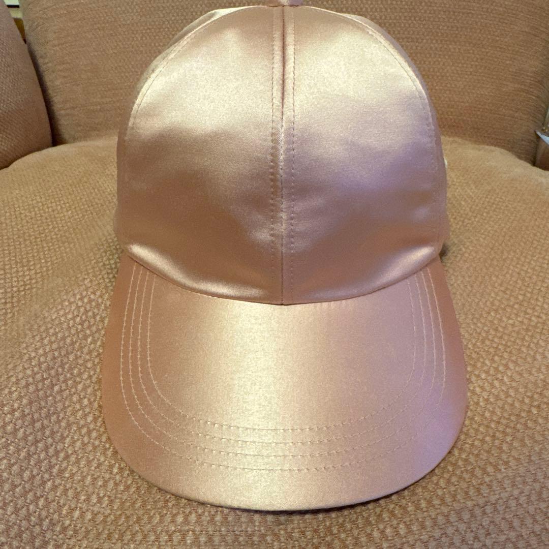 C4LA ピンク サテンキャップ HILDA 3