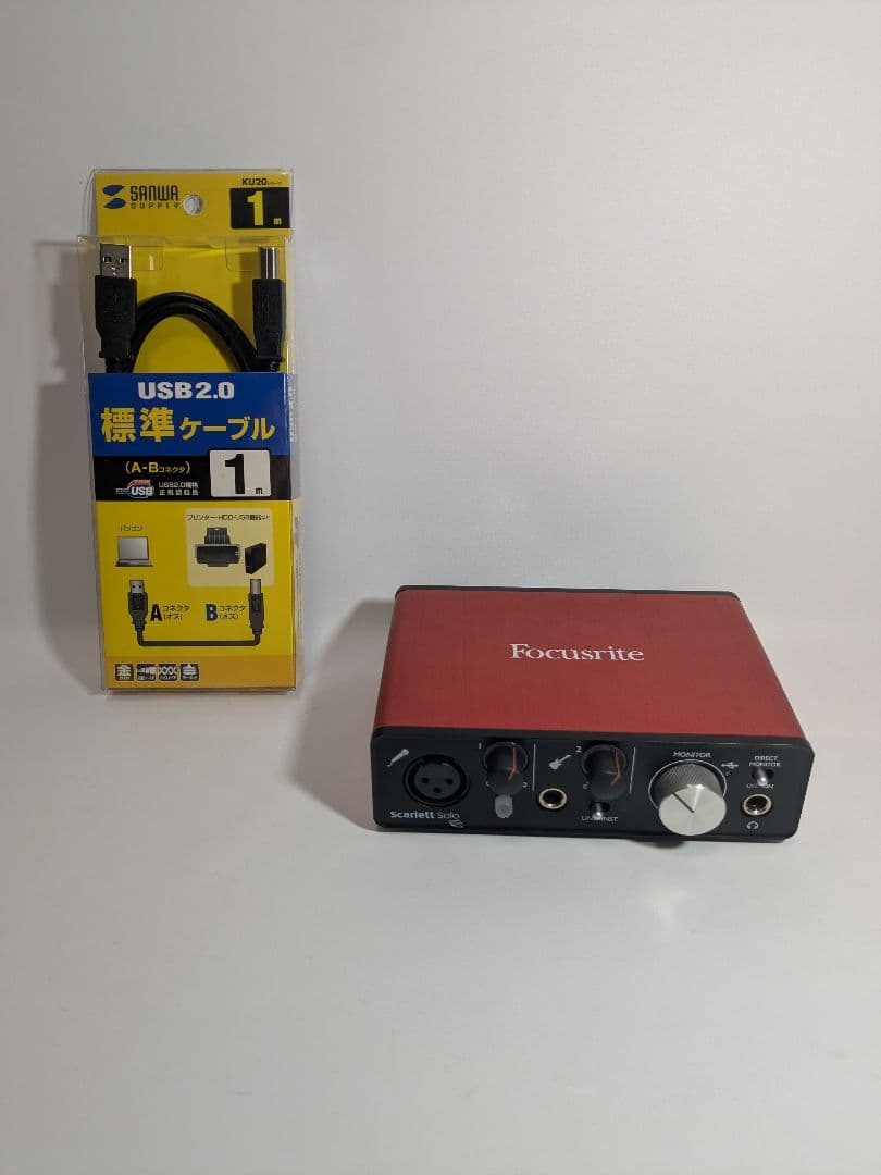 Focusrite Scarlett Soloコンパクト 1stジェネレーション