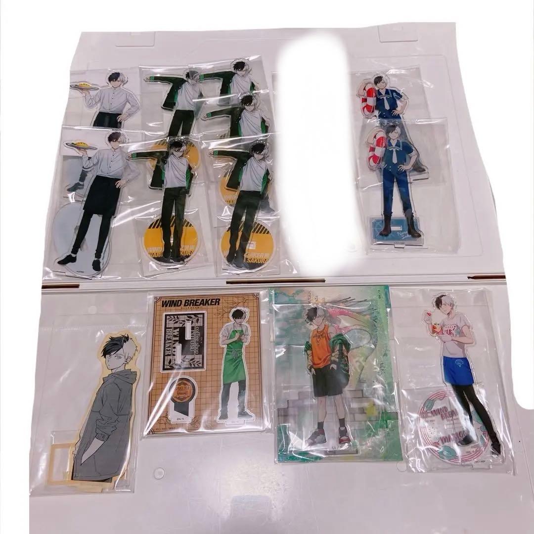 wind breaker 桜　ステラマップカフェ　文房具カフェ　theキャラ　他