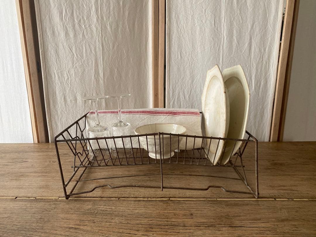 フランスアンティーク ディッシュラック アイアン