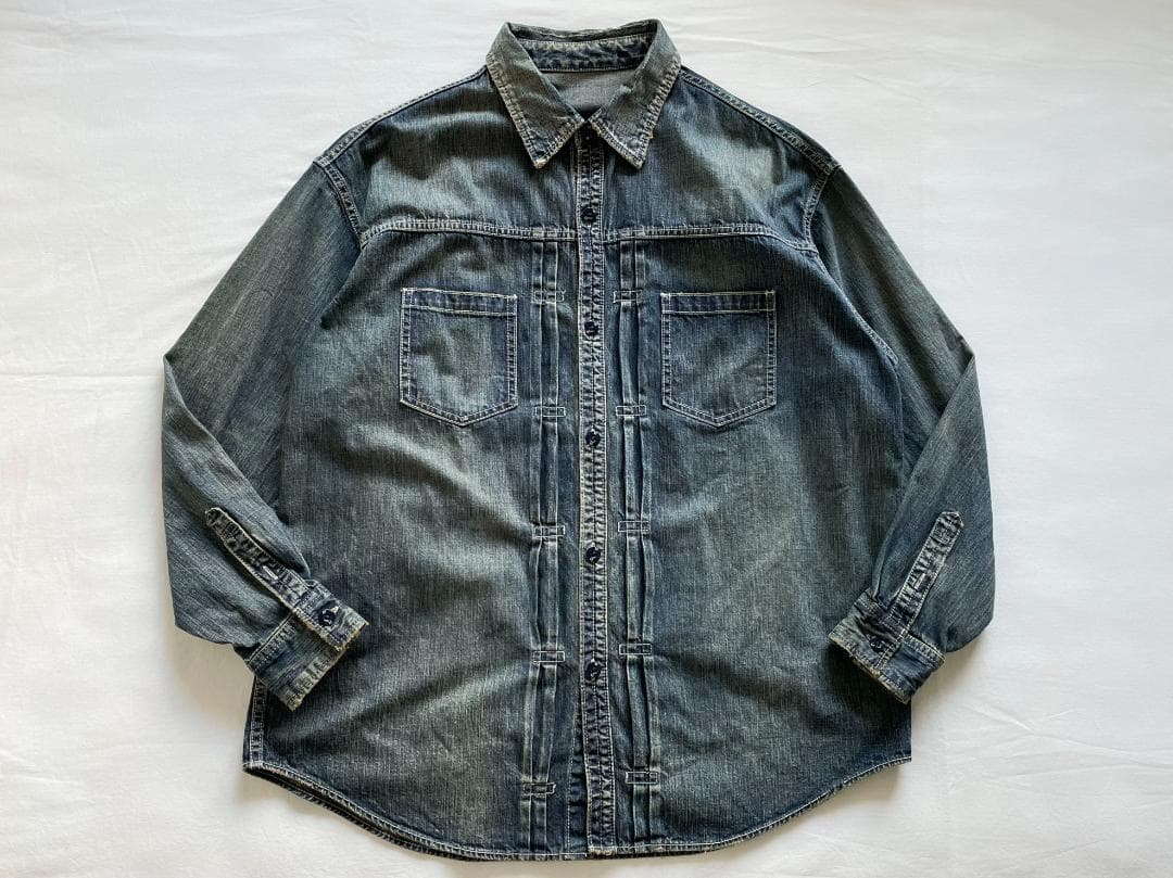 ネイバーフッド デニムシャツ インディゴ Lサイズ位