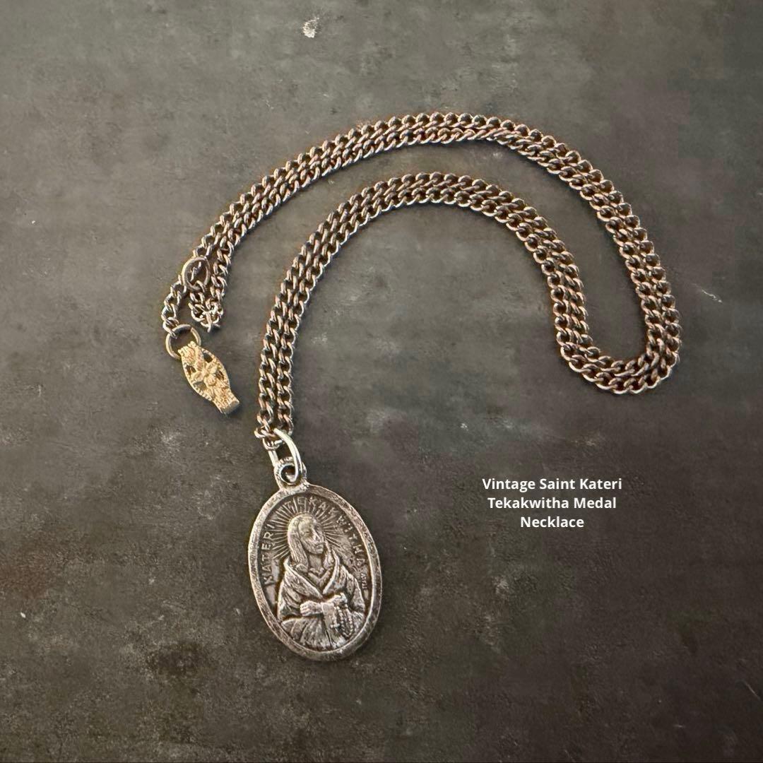 希少　激渋　ヴィンテージ　ロザリオ　アンティーク　メダイ　ネックレス 激渋 希少 ヴィンテージ メダイ アンティーク シルバー 925 ネックレス