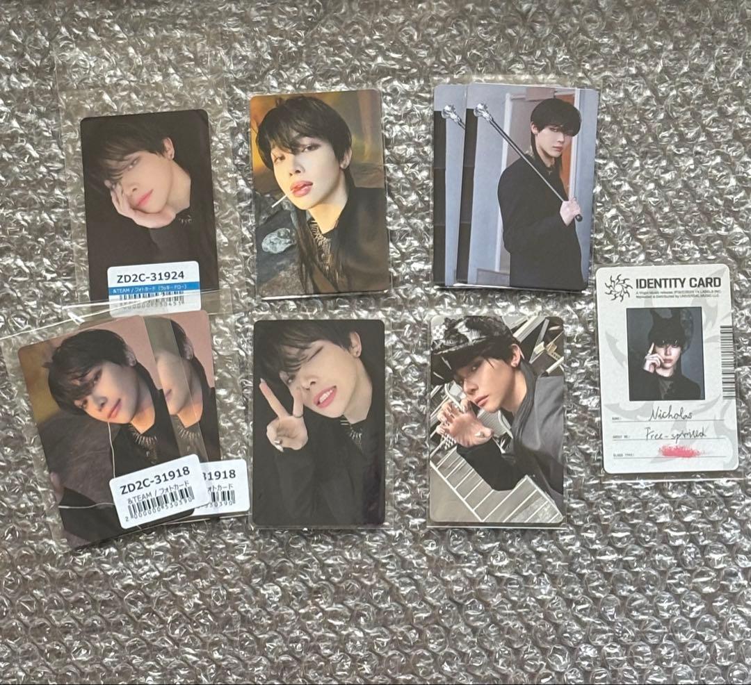 &TEAM NICHOLAS トレカセット - メルカリ