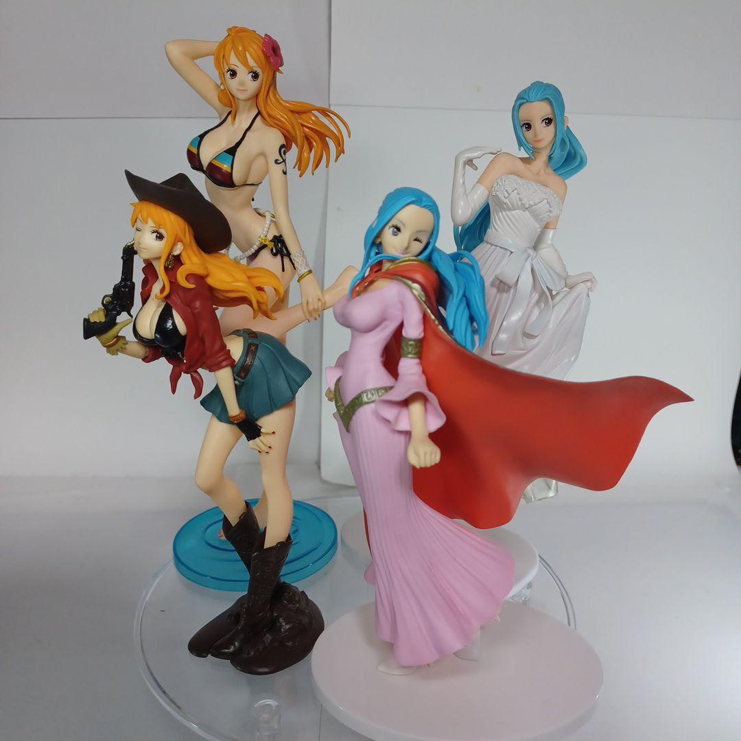 ワンピース　フィギュア　ナミ　ビビ　トレジャー　グリッター　写真家　ウェディング ワンピース」ナミ、ビビらウェディング姿でフィギュア化！ 女性原型師
