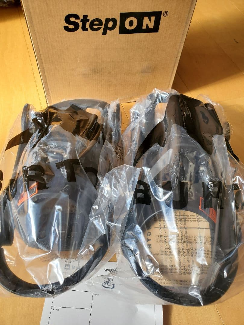 メンズ　バートン ステップオン スプリット バインディング　ブラック　L