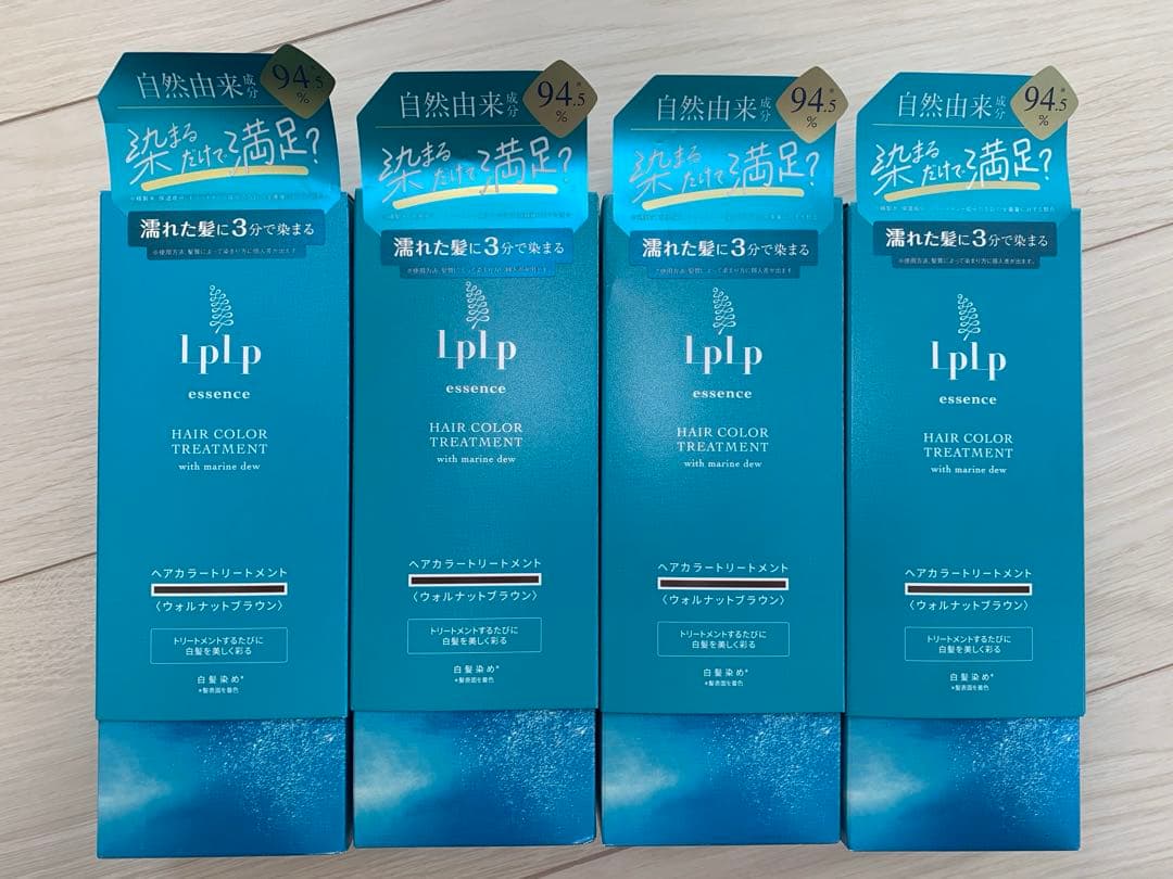 【4本セット】 LPLP エッセンス カラートリートメント ウォルナットブラウン Amazon | 【白髪に3分】ルプルプ(LPLP) エッセンス カラー