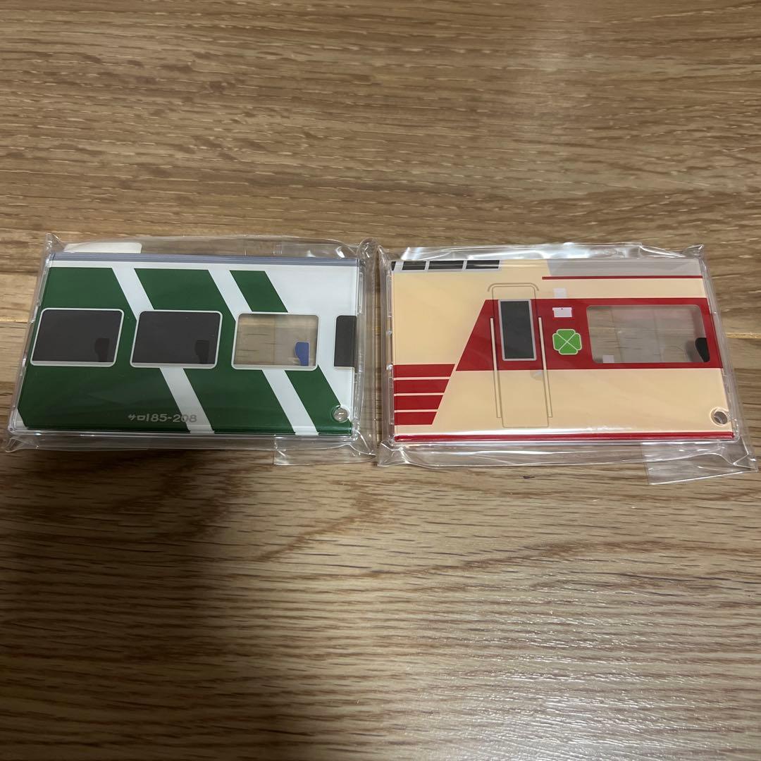 鉄道開業150年記念 限定オリジナルグッズ クリアパスケース485系・185系