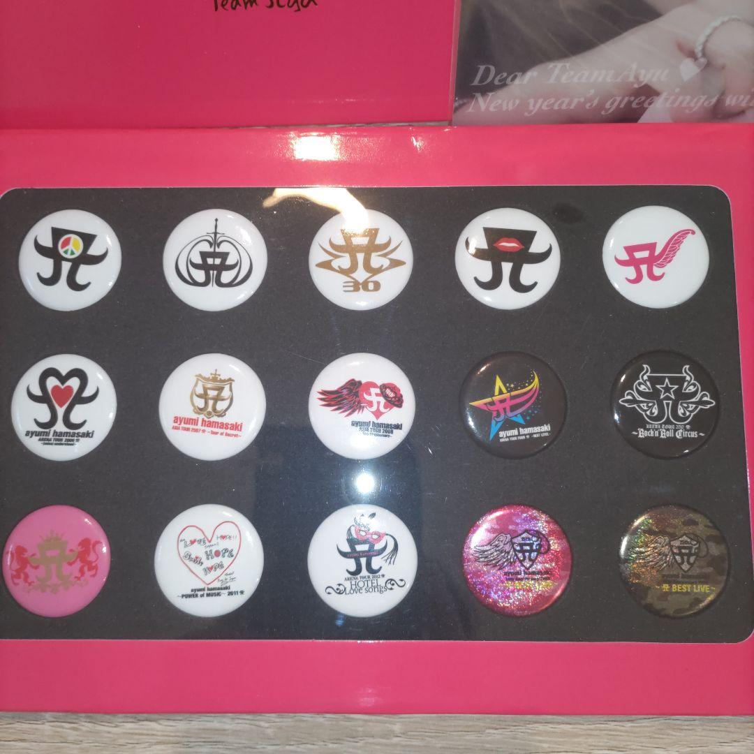 浜崎あゆみ ツアーロゴ缶バッジ✩TA限定✩非売品✩ポストカード付