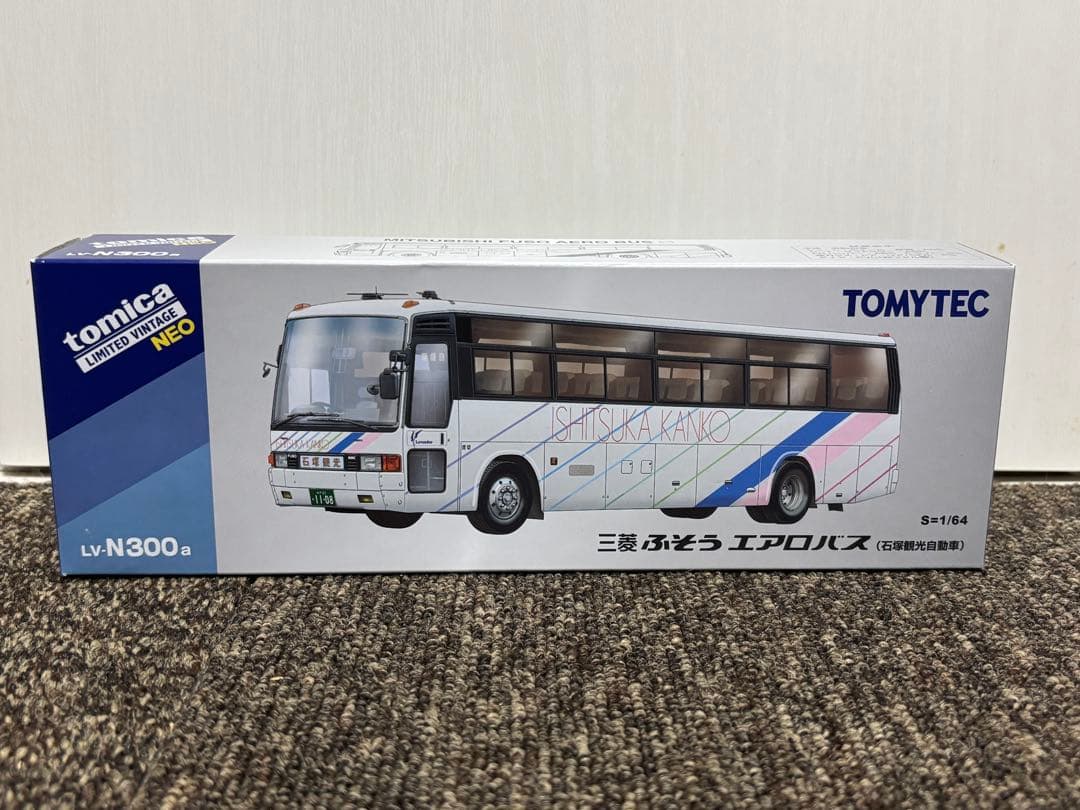 TOMYTEC 1/64 三菱ふそうエアロバス 石塚観光自動車