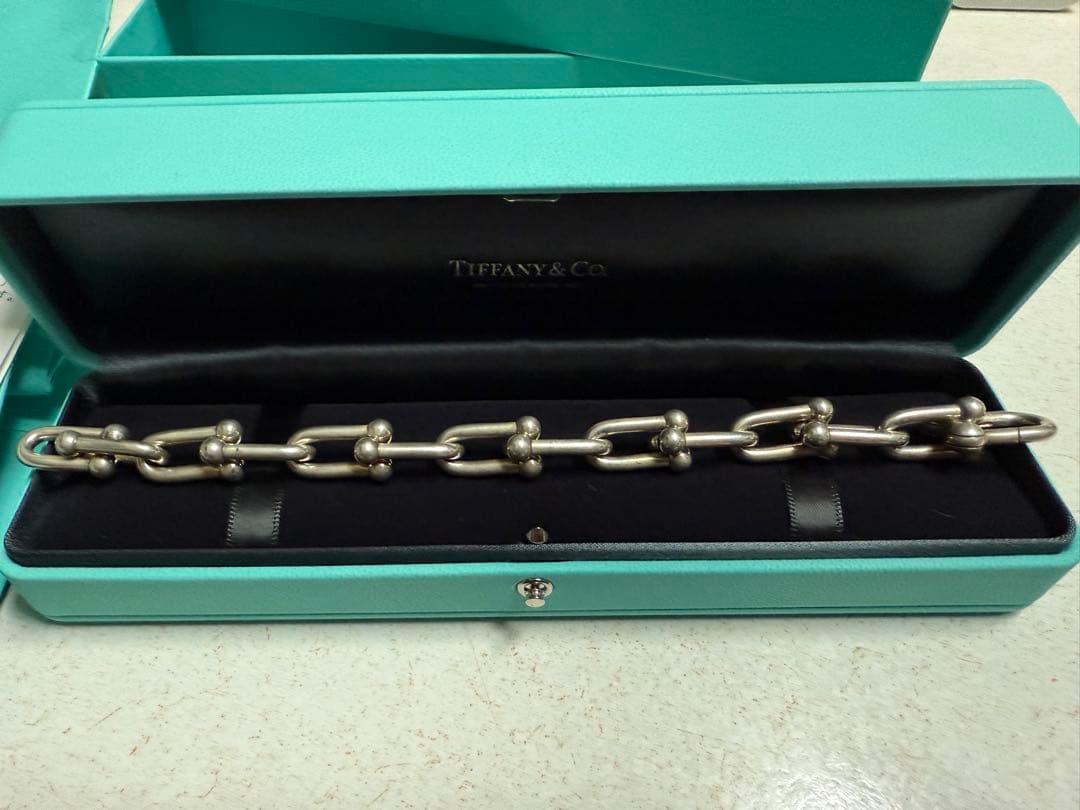 Tiffany & Co. ハードウェアラージリンクブレスレット　証明書付き