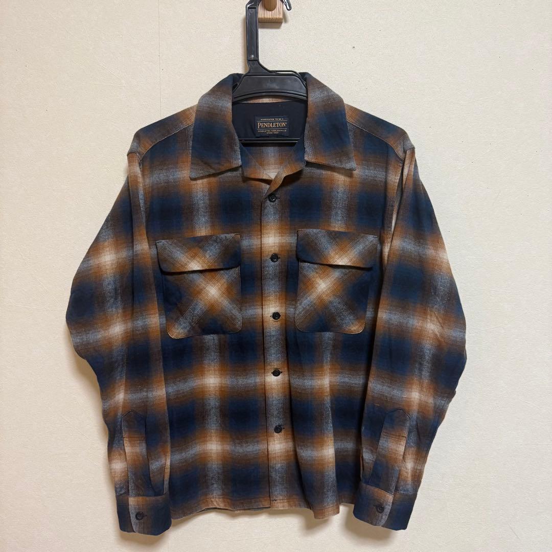 【Pendleton】オンブレボードシャツ　チェック柄ネルシャツGWBOY