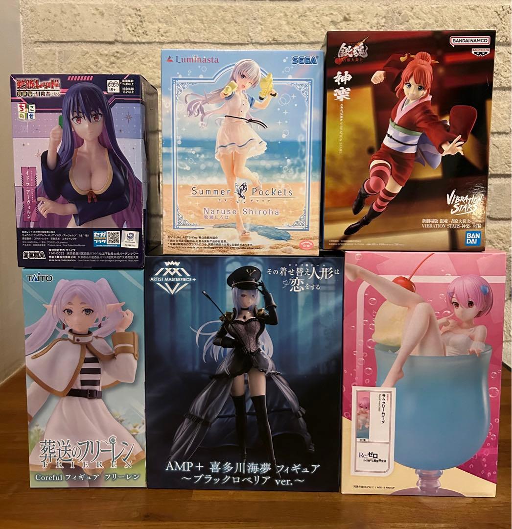 プライズ美女フィギュア 6体セット - メルカリ