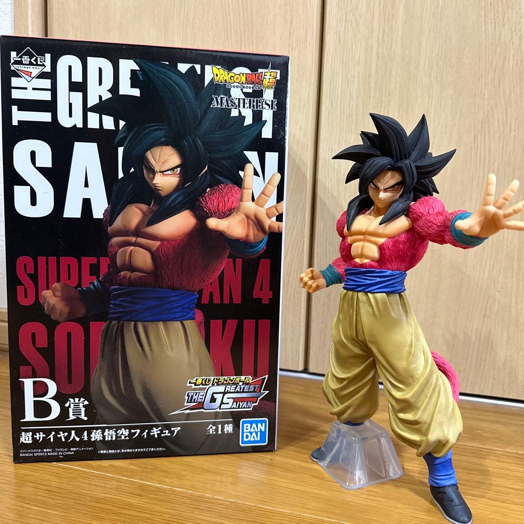 超サイヤ人4 孫悟空 B賞 フィギュア B賞の超サイヤ人4孫悟空フィギュア。 [画像ギャラリー 5/13