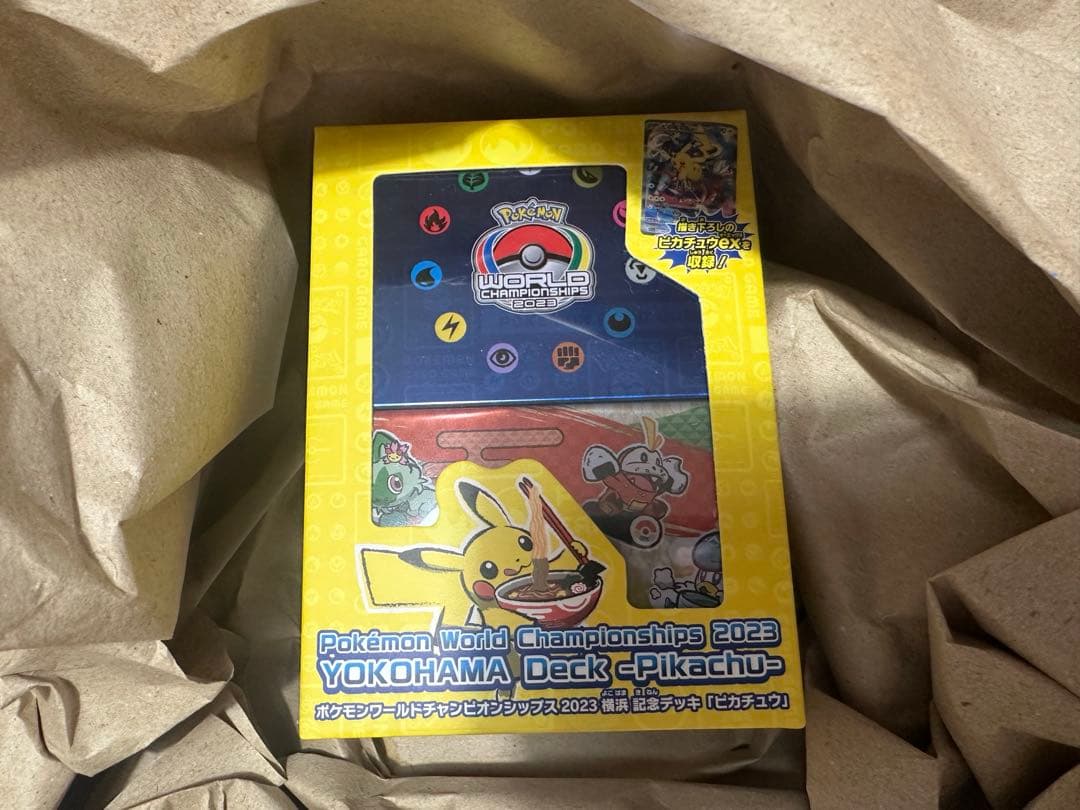 横浜記念デッキ　ポケモンカード　WCS2023 ピカチュウ　新品未開封 ポケモンワールドチャンピオンシップス2023横浜 記念デッキ