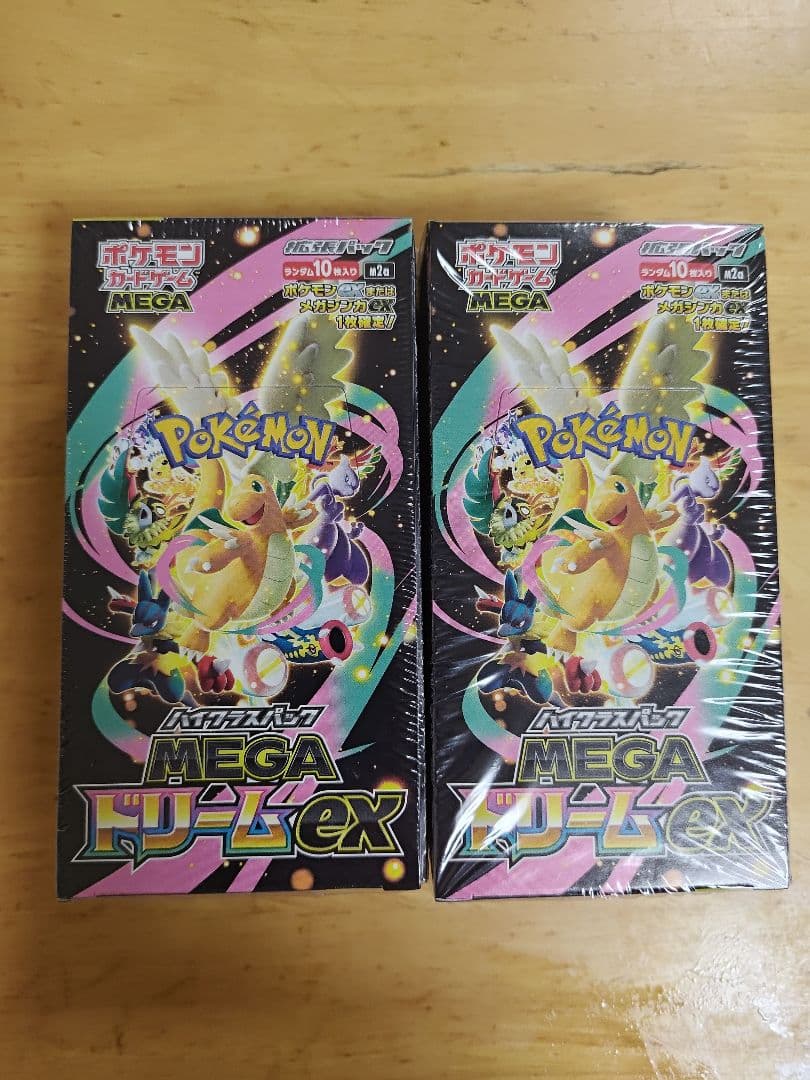 ヒ*ル様 ポケモンカード　メガドリームex ２BOX、シュリンクあり