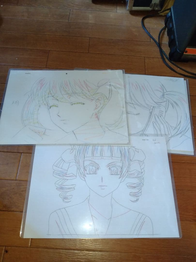 マリア様がみてる　アニメ　セル原画　福沢祐巳　松平瞳子