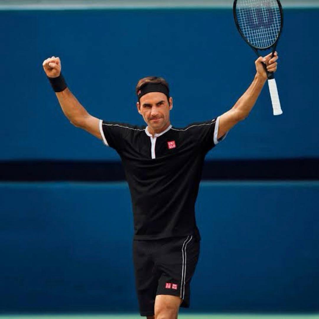 フェデラー　ユニクロ　全米オープン 2019 ポロシャツ XL