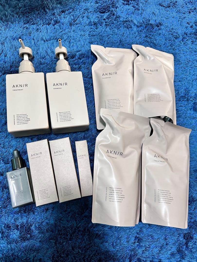 AKNIR シャンプー トリートメント スカルプセラム セット