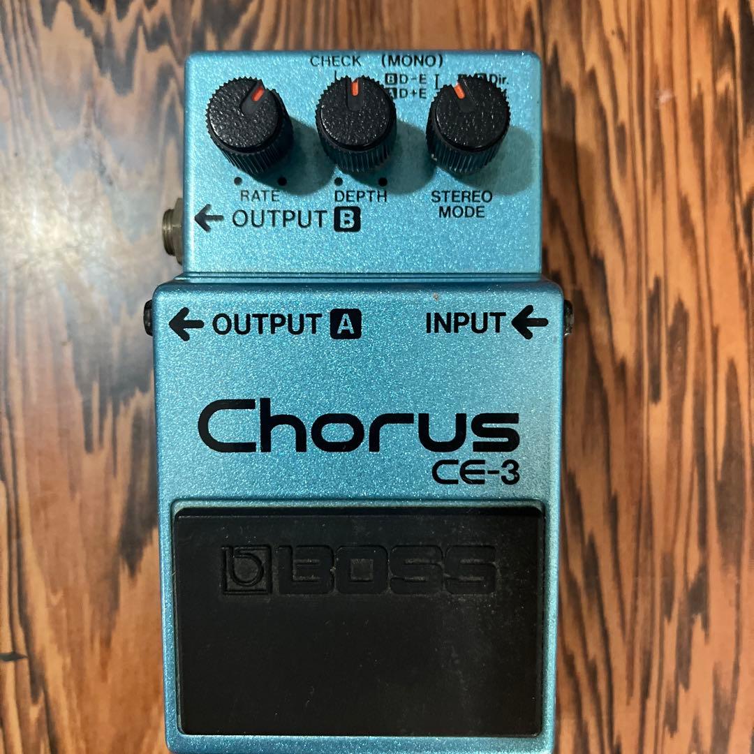 ビンテージ1970年代BOSS Chorus CE-3 ギターエフェクタ