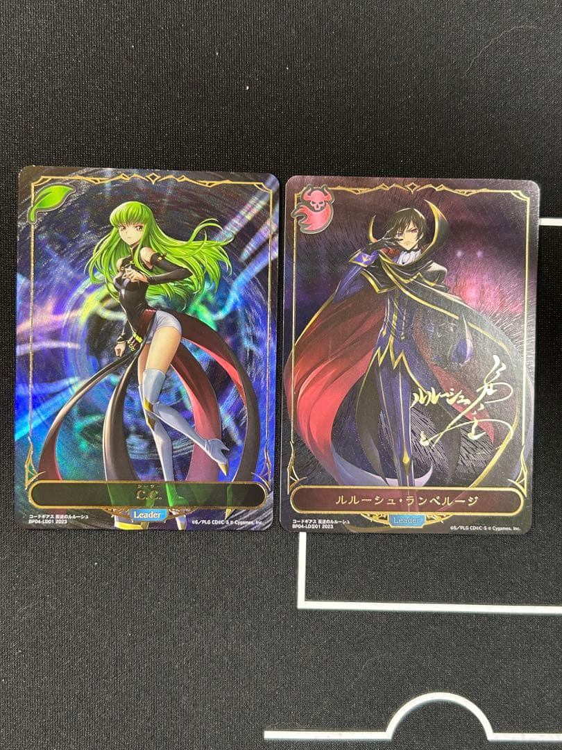 シャドウバース コードギアス C.C. ルルーシュ リーダー C.C.(リーダー)【-】{BP04-LD01}《エルフ》