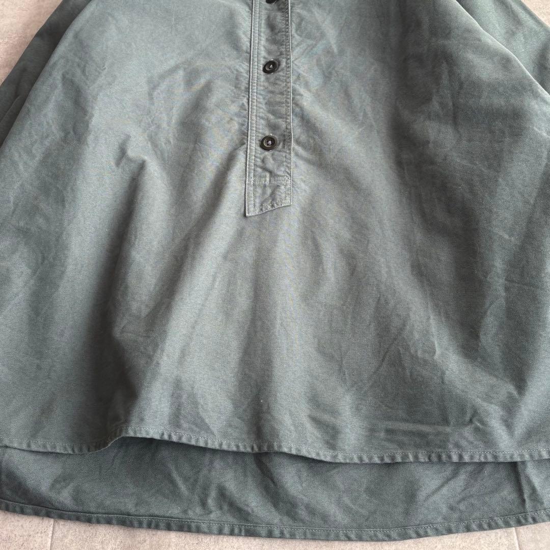 近年✨MHL. SOFT HOPSACK コットン バンドカラー シャツ Ⅰ - メルカリ