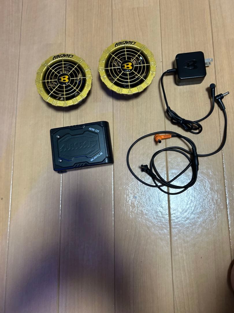 BURTLE 空調服　ハイバックベスト2着セット（バッテリー22V＆ファン付き）