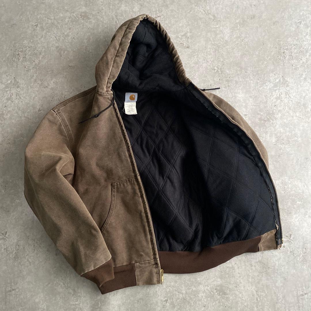 希少サイズ カーハート アクティブジャケット USA製 CHT チェスナット