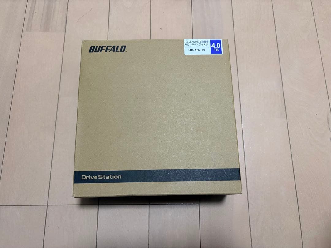 BUFFALO外付けハードディスク4TB HD-AD4U3