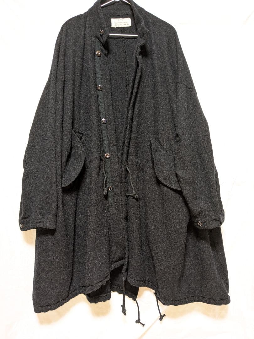 ジャケット・アウター kaval blanket stitched stand collar coat