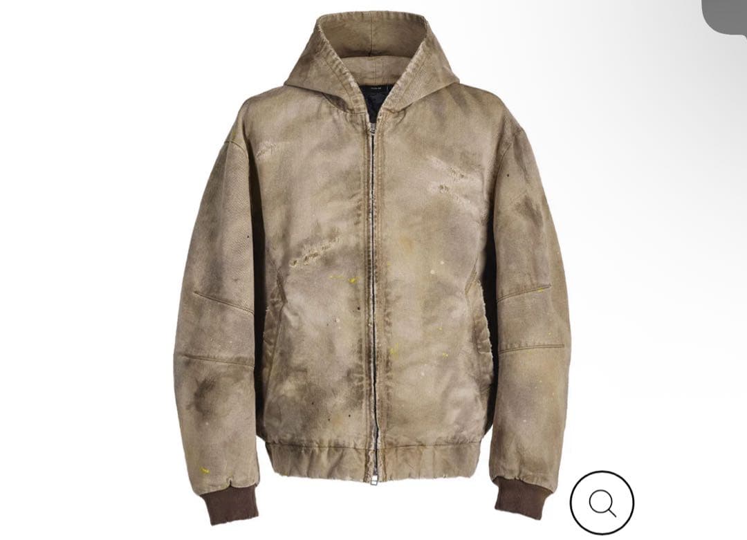 R*様 vujade BECK DESTROYED HOODED BOMBER