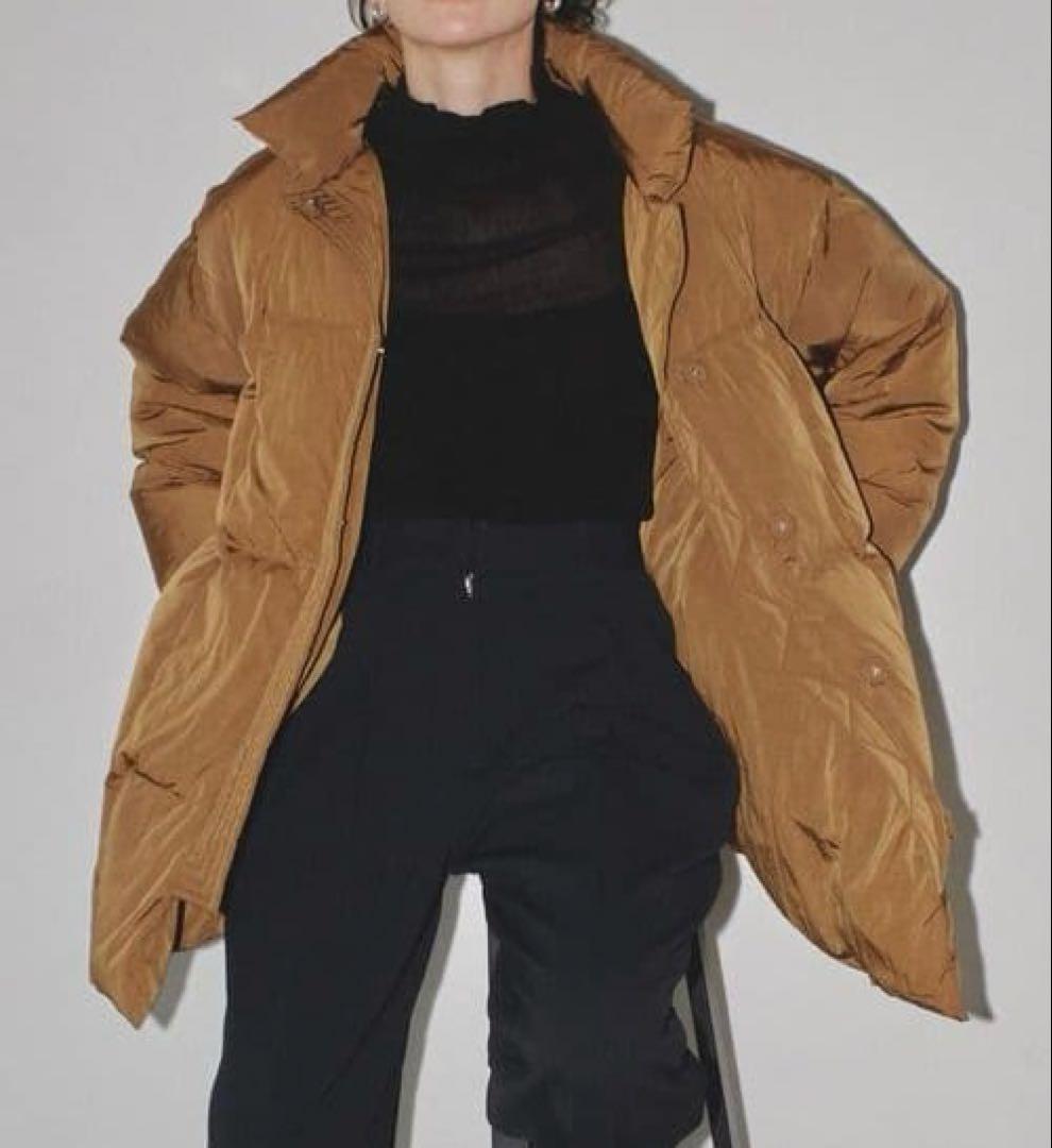 TODAYFUL スタンドカラーダウンジャケット　キャメル　サイズ36 TODAYFUL（トゥデイフル）の「スタンドカラーダウンジャケット（ダウン