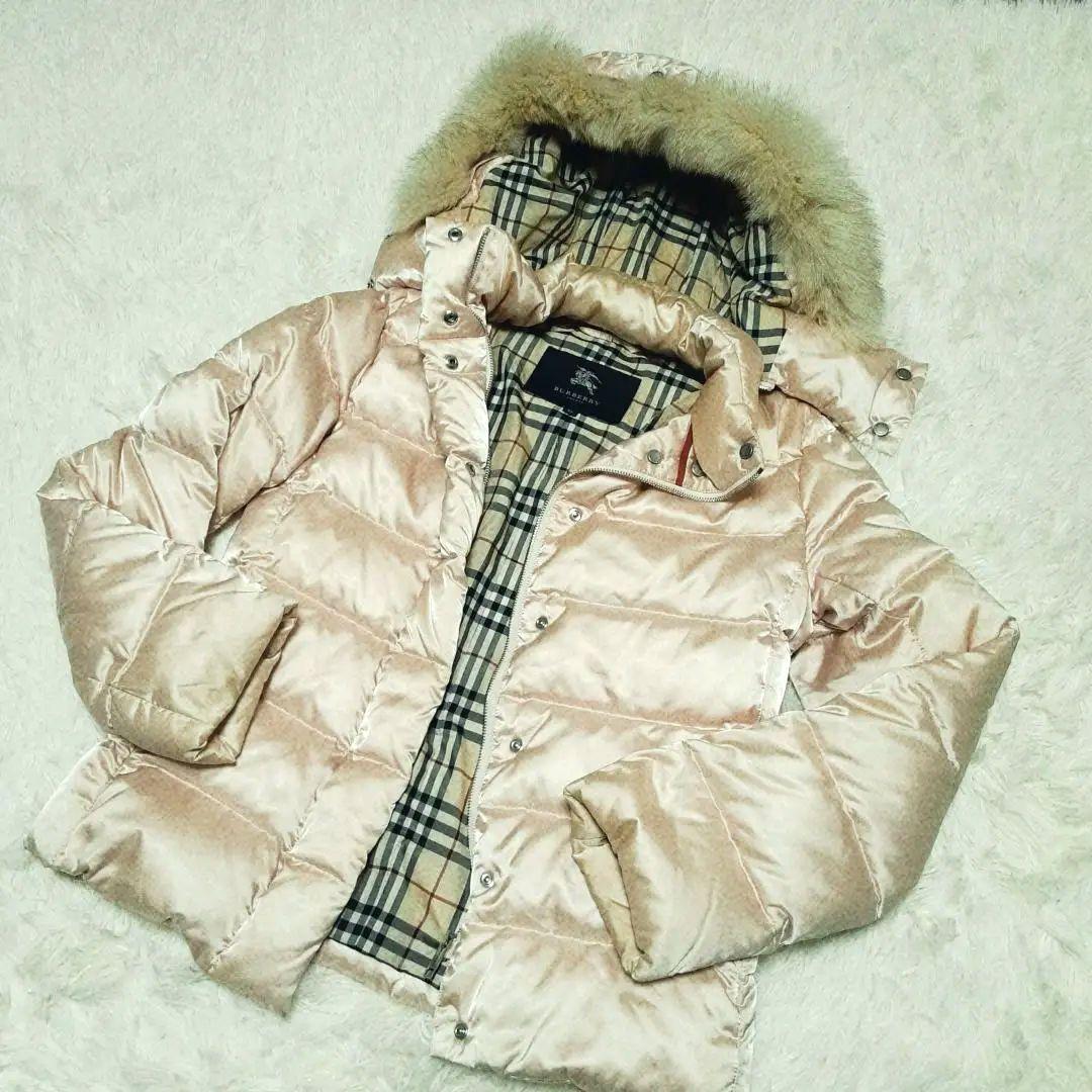 バーバリー ロンドン シャンパンゴールド ダウンジャケット ノバ