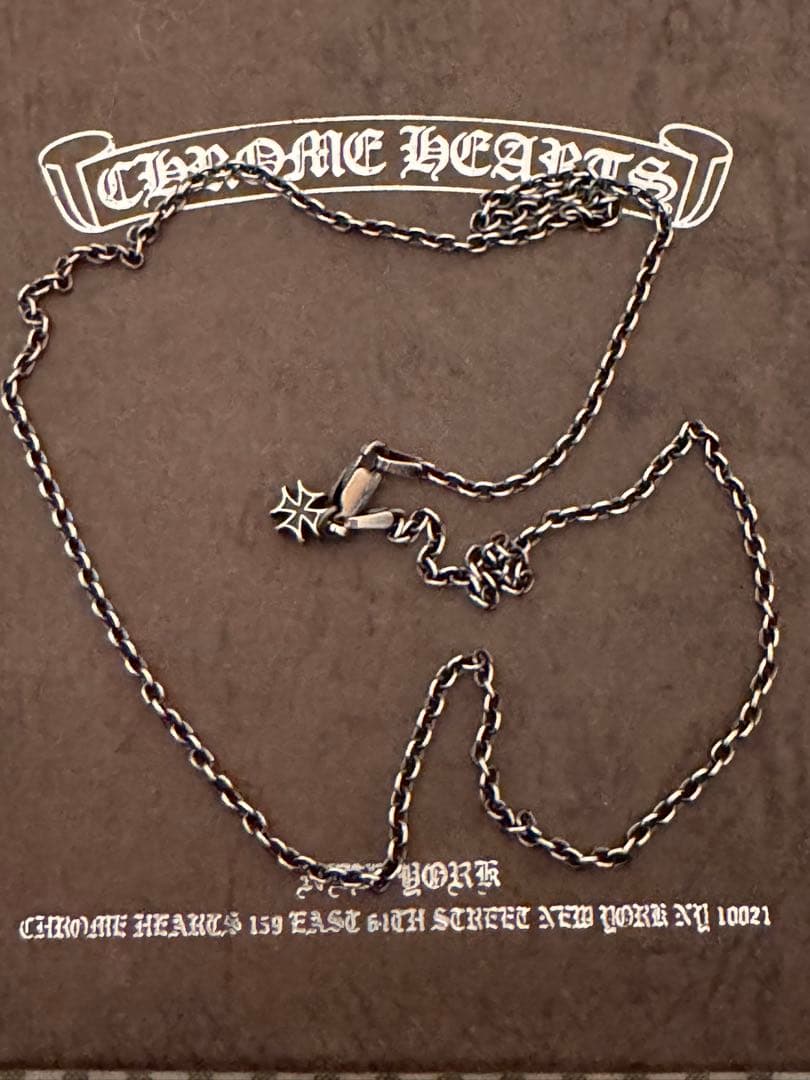 ディールデザイン シルバー925 クロスネックレス 約50cm