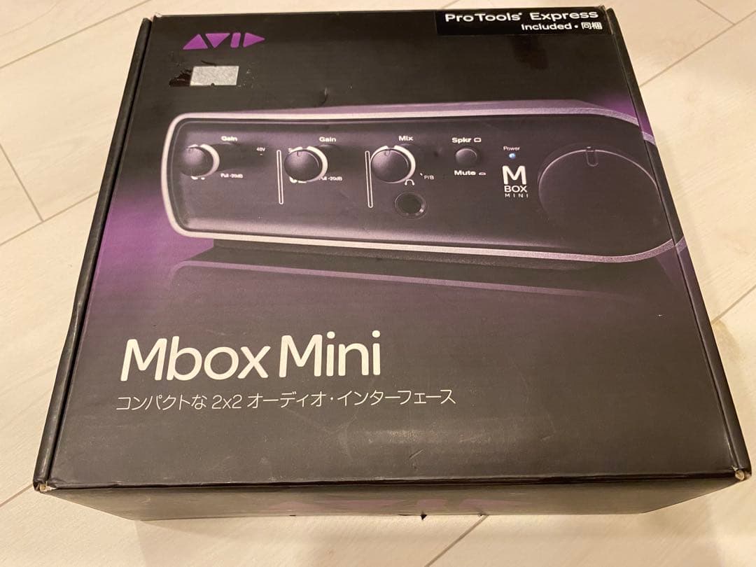 Avid Mbox Mini 2x2オーディオインターフェース