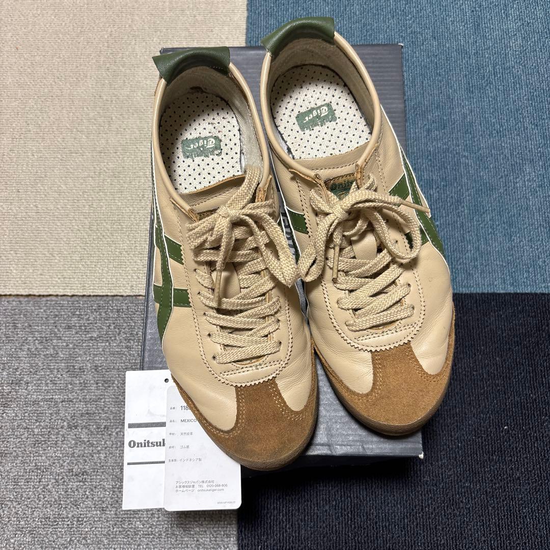 Onitsuka Tiger MEXICO 66 ベージュ/グリーン