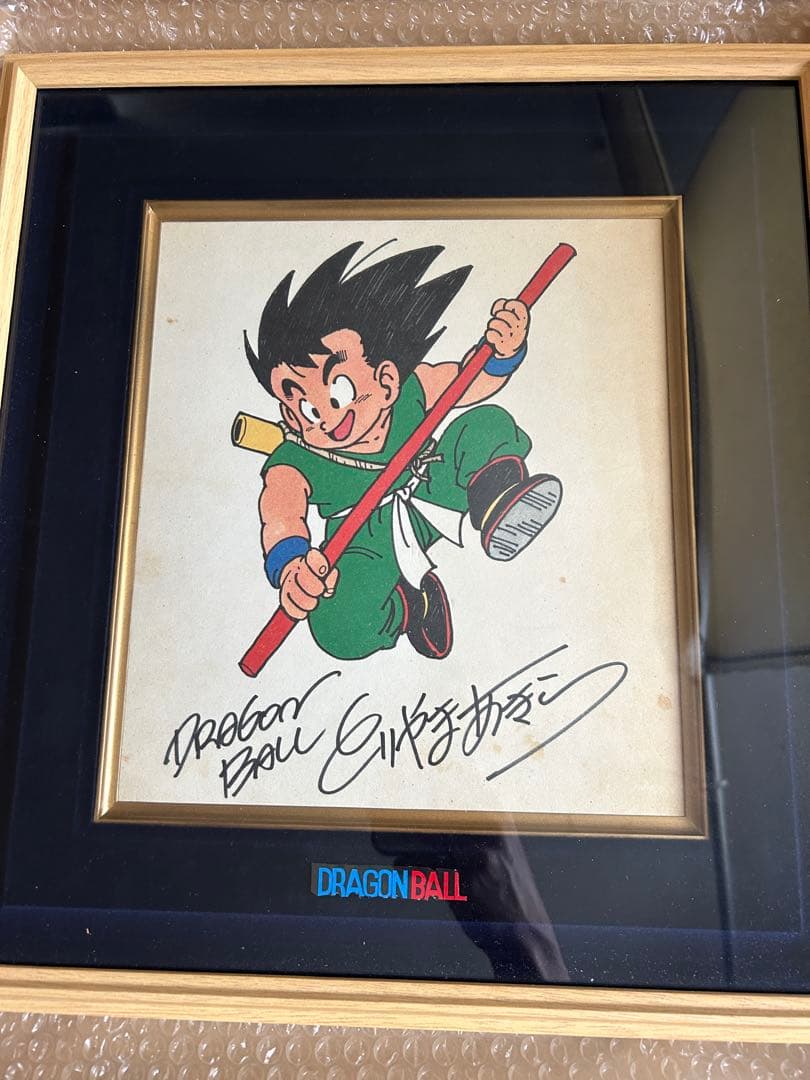 ドラゴンボール　鳥山明　サイン入り複製原画