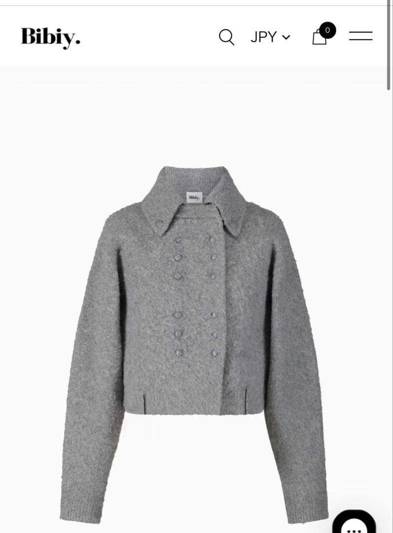 トップス BIBIY. MOHAIR CARDIGAN